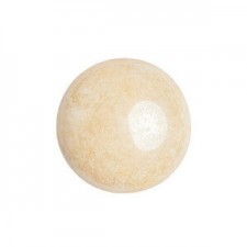 Les perles par Puca® Cabochon 14 mm - Opaque beige ceramic look 03000/14413